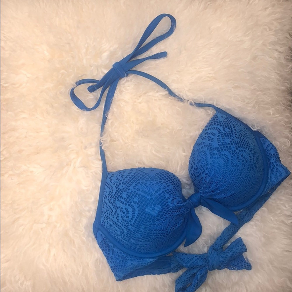 🌻Aerie • Blue Lace Swimsuit Top🌻